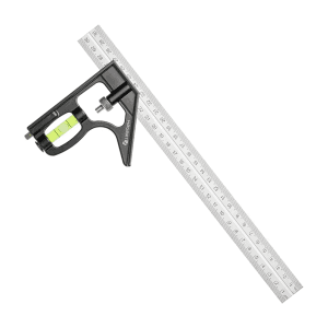 Hogert 0 - 300 mm Combination Square (Polish Finish), HT4M217