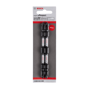 Bosch PH2 x 110 mm Length Double Ended Impact Screwdriver Bits (Pack of 2 Pcs), 2 608 522 409