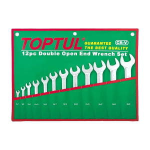 Toptul 12 Pcs Double Open End Wrench Set, GAAA1206
