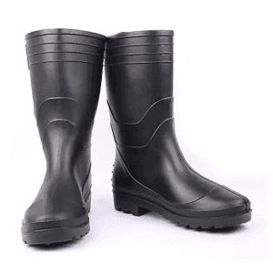 Hillson Welcome Black Dual Density PVC Safety Gumboots