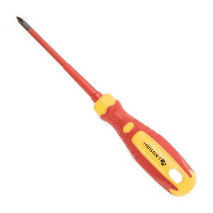 Hogert PH1 x 100 mm Blade Length Insulated Phillips Screwdriver (VDE), HT1S965