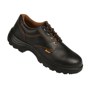 Paragon Buff Split Leather Safety Shoe 735 - Metal Toe (Black), PU0735GP