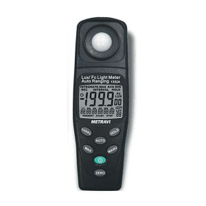 Metravi 0 - 20000 FC Auto Ranging Digital Lux Meter (Measures In Lux & In Foot Candle), 1332A