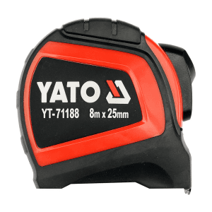 Yato 8Mtr x 25mm Nylon Coated Measuring Tape, YT-71188