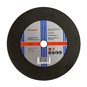 Bosch 230 x 3.0 mm Cutting Discs Standard For Metal (Pack of 25 Pcs), 2 608 600 667 