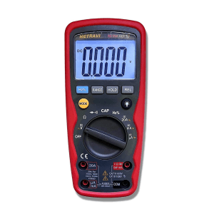 Metravi 3-3/4 Digits / 1000V Fully-Protected Digital Multimeter, Metrasafe-13