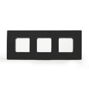 Schneider Electric Opale 6 M Grid & 6 Module Cover Frame - Coke Grey (Pack of 5 Pcs), AAKY0806