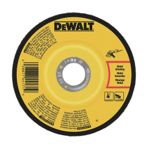 Dewalt 180 x 6.3 x 22.23 mm Metal Grinding Wheel - A24TBF, DW4547-IN