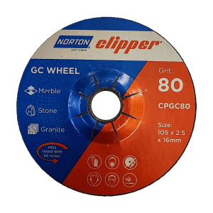 Norton Clipper 105 x 2.5 x 16 mm / 46 Grit GC Polishing Wheel (Pack of 40 Pcs), CPGC46