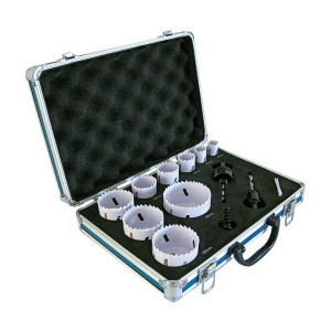 Makita 11 Pcs Plumber Bi-Metal Holesaw Set, D-47282
