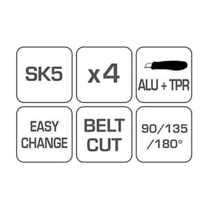 Hogert 19 x 60 mm Knife With Utility Blades (Folding), HT4C639