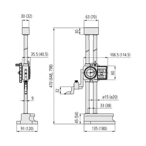 Mitutoyo 450 mm Dial Height Gauge (Digital Counter), 192-131