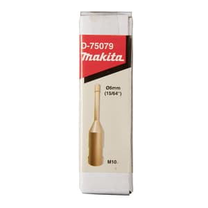 Makita 6 mm Dia x M10 mm Vacuum Brazed Diamond Core Bit, D-75079