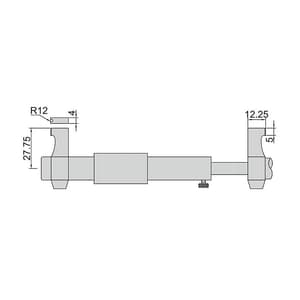 Insize 75 - 100 mm Inside Micrometer (Economic Type), 3220-100