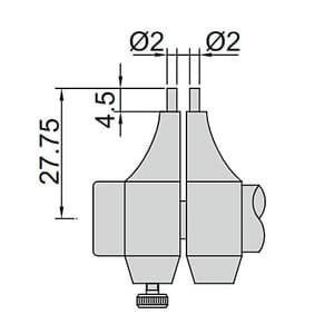 Insize 75 - 100 mm Inside Micrometer (Economic Type), 3220-100