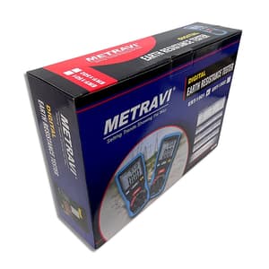 Metravi 0 – 1000 Ohms Range Digital Earth Resistance Tester with Kit, ERT-1501