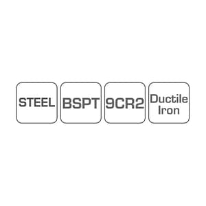 Hogert 1/2 - 2 inch Manual pipe threader, HT1P636