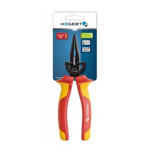 Hogert 6 inch / 160 mm Long Nose Pliers (VDE), HT1P913