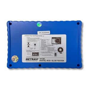 Metravi 3-1/2 Digits / 500mA Current Rating Digital RCD / ELCB Tester, 1812 EL