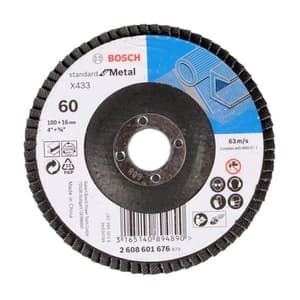 Bosch 100 mm / 120 Grit X433 Flap Disc Promo Pack (Pack of 11 Pcs), 2 608 619 336