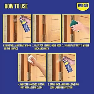 WD-40 63.8 Gms Multipurpose Rust Removal Spray (Pack of 24 Pcs)