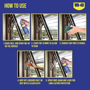 WD-40 63.8 Gms Multipurpose Rust Removal Spray (Pack of 24 Pcs)