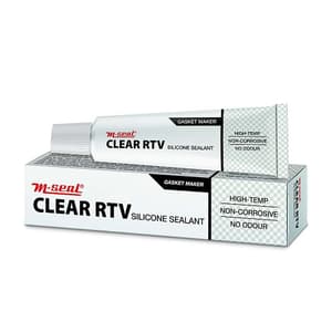 M-Seal 25 Gms Clear RTV Silicone Sealant (Pack of 25 Pcs)