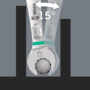 Wera 6003 Joker 5 Imperial Set 1 Combination Wrench Imperial, 05020240001