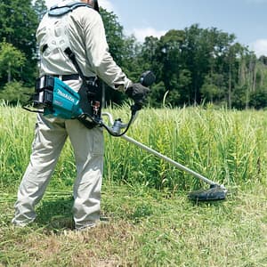 Makita 36V Li-Ion BL ADT Battery Powered 3-Speed Grass Trimmer with Bike Handle (Bare Tool), UR101CZ