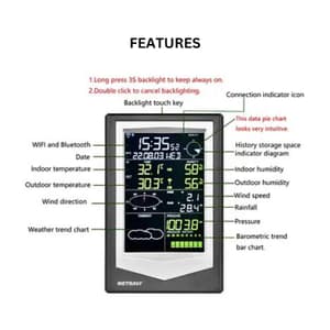 Metravi 600 to 1100hpa Wireless Weather Station, WS-1479