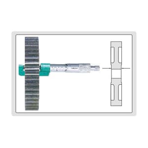 Insize 25 - 50 mm Hub Micrometer, 3292-50