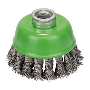 Bosch 75 mm Dia. Wire Cup For Angle Grinders Knotted Wire (Stainless), 2 608 622 060
