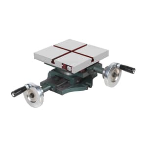 Apex 250 x 250 mm / 10 x 10 Inch Compound Sliding Table With Calibrated Wheels & Swivel Graduated Base, 708-250x250