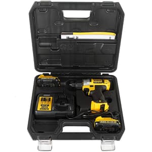 Dewalt 10.8V 6.35 mm XR Li ion Cordless Screw Driver Kit with 2x2.0 Ah Batteries Included, DCF610D2-QW