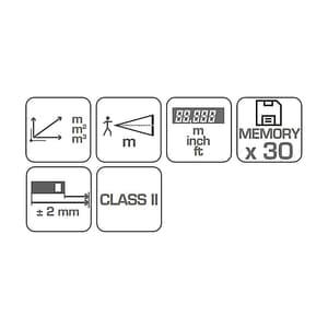 Hogert 40 Mtr Laser Distance Meter, HT4M322
