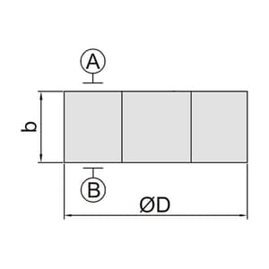 Insize 50 mm Dia. Optical Parallels (Pack of 4 Pcs), 4184-44A
