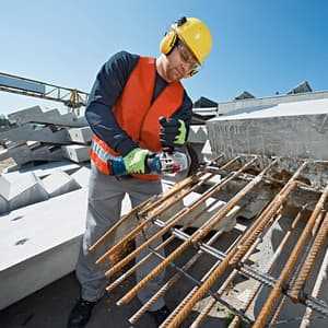 Bosch 125mm / 5 inch 18V Heavy Duty Cordless Angle Grinder (Brushless), GWS18V-10 (Solo)