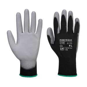 Portwest PU Palm Glove (Extra Small) Pack of 10 Pcs, A120G8RXS