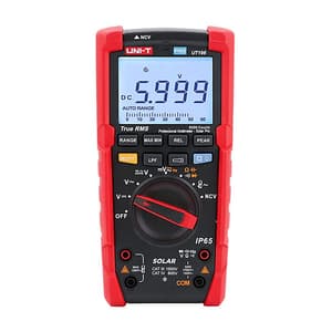 UNI-T 6000 Count True-RMS Solar Digital Multimeter, UT196