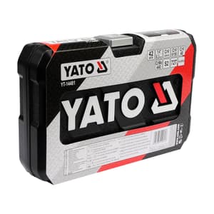 Yato 42 Pcs 1/4 Inch Sq. Drive Socket Set, YT-14481