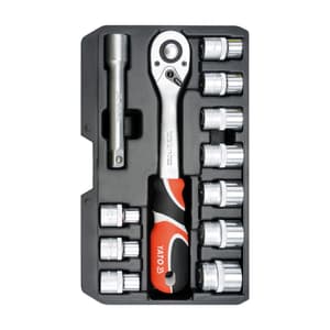 Yato 12 Pcs 1/2 Inch Sq. Drive Socket Set, YT-38671
