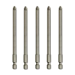 Dewalt PZ2 x 110 mm Length Pozidriv Torsion Screwdriver Bits (Pack of 5 Pcs), DT7203-QZ