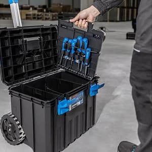 Hogert 50 Kg Load Capacity Mobile Tool Box Trolley, HT7G501