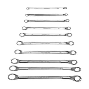 Taparia 10 Pcs, Shallow Offset Ring End Spanners Set, 1810