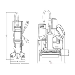 Schifler 1500W Magnetic Core Drilling Machine, SWC 50 PD