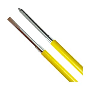 JK 6 mm (Flat) x PH (Phillips) x 100 mm (Blade Length) Double Ender Screw Driver Lite with Sleeve, SD7800945