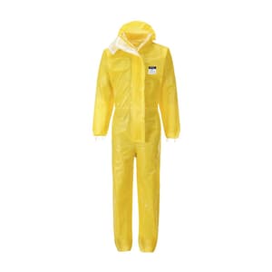 Portwest BizTex Microporous Coverall Type 3/4/5/6 (Yellow - Large), ST70YERL