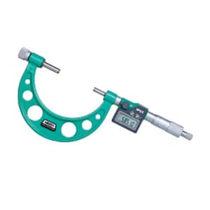 Insize 300 - 400 mm / 12-16" Digital Outside Micrometer With Interchangeable Anvils, 3506-400A