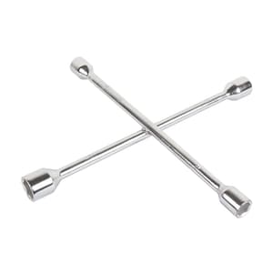 Ozar 17 x 18 x 19 x 21 mm Four Way Cross Wheel Spanner, ASW-8440