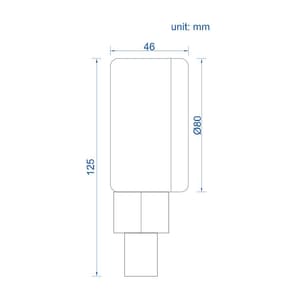 Insize 0 - 25 MPa Digital Pressure Gauge, 5203-N12Y250